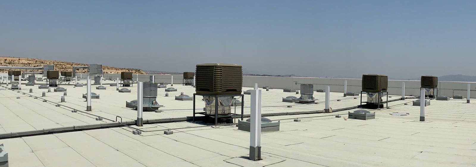 Instalación panorámica Airmagic en planta PEPSI España